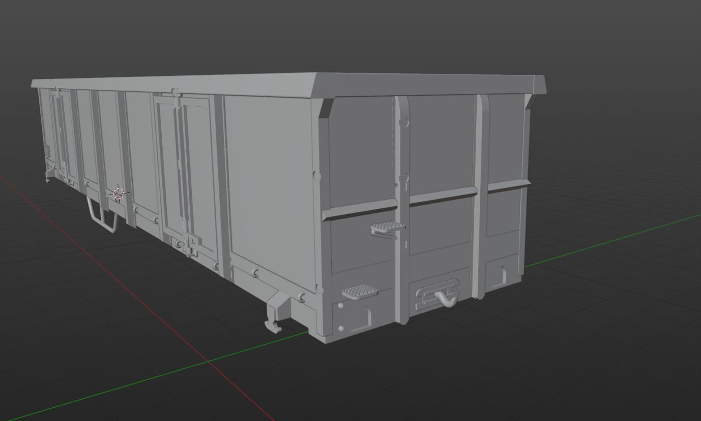 Pre supported H0 1-87 scale Gondola Eaos-x 051 3D print model_22