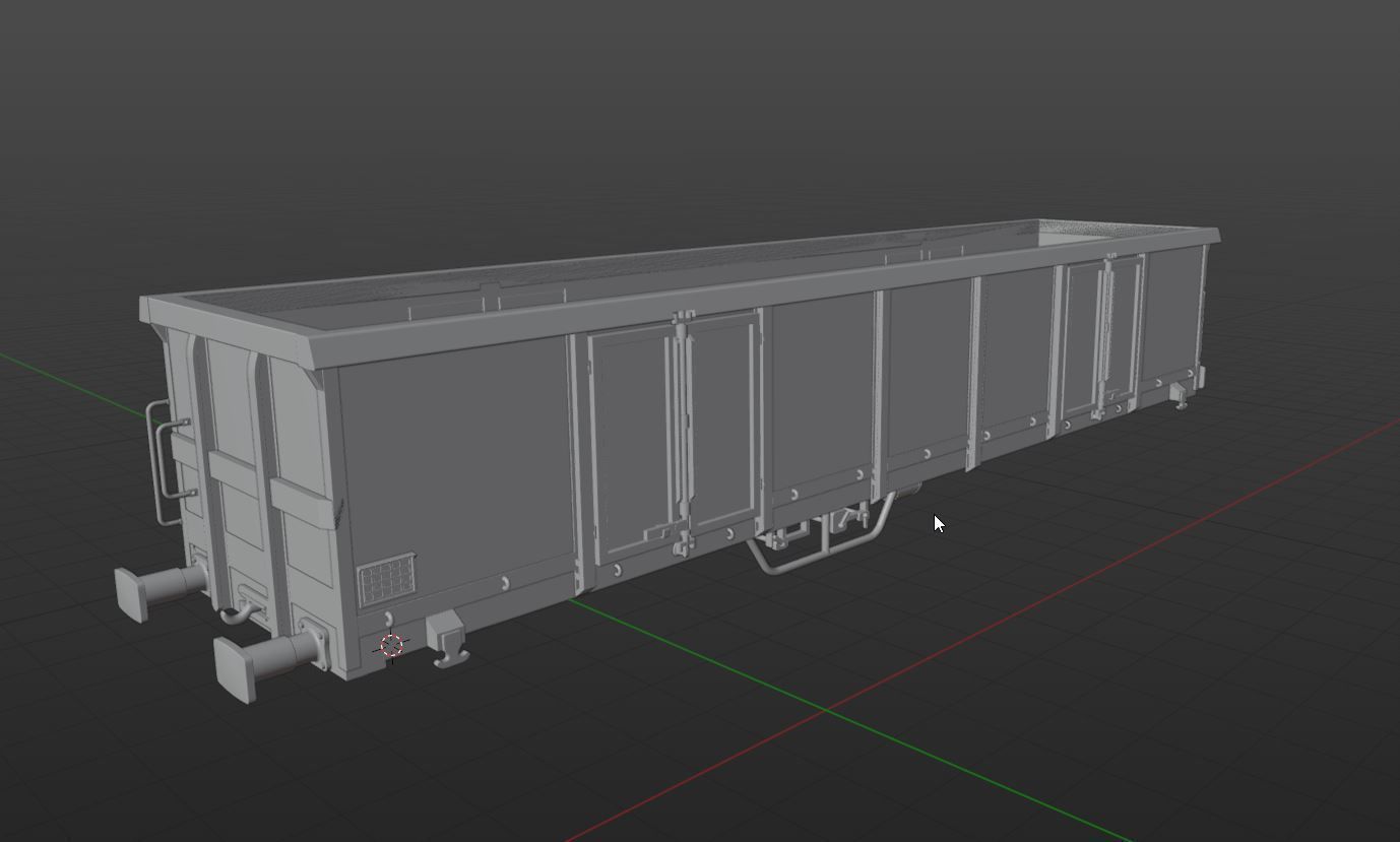 Pre supported H0 1-87 scale Gondola Eaos-x 051 3D print model_16