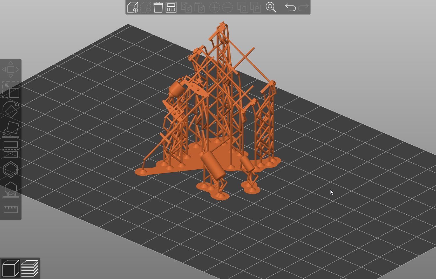 Pre supported H0 1-87 scale Gondola Eaos-x 051 3D print model_11