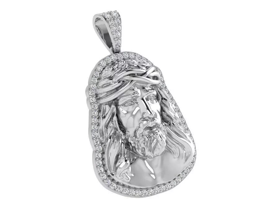 Jesus Christ Pendant 4273 3D print model