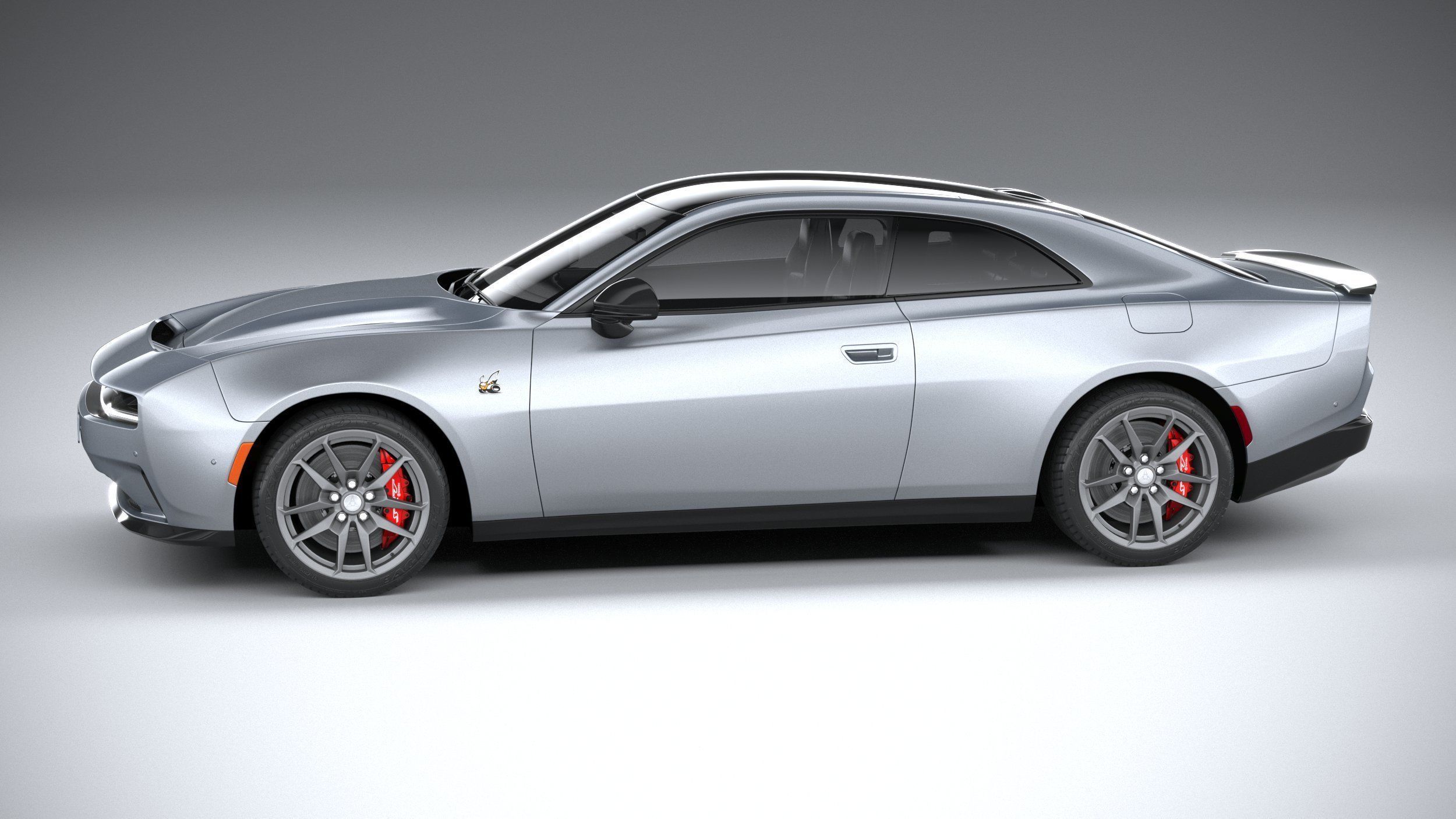 Dodge Charger Daytona 2024 3D model_8