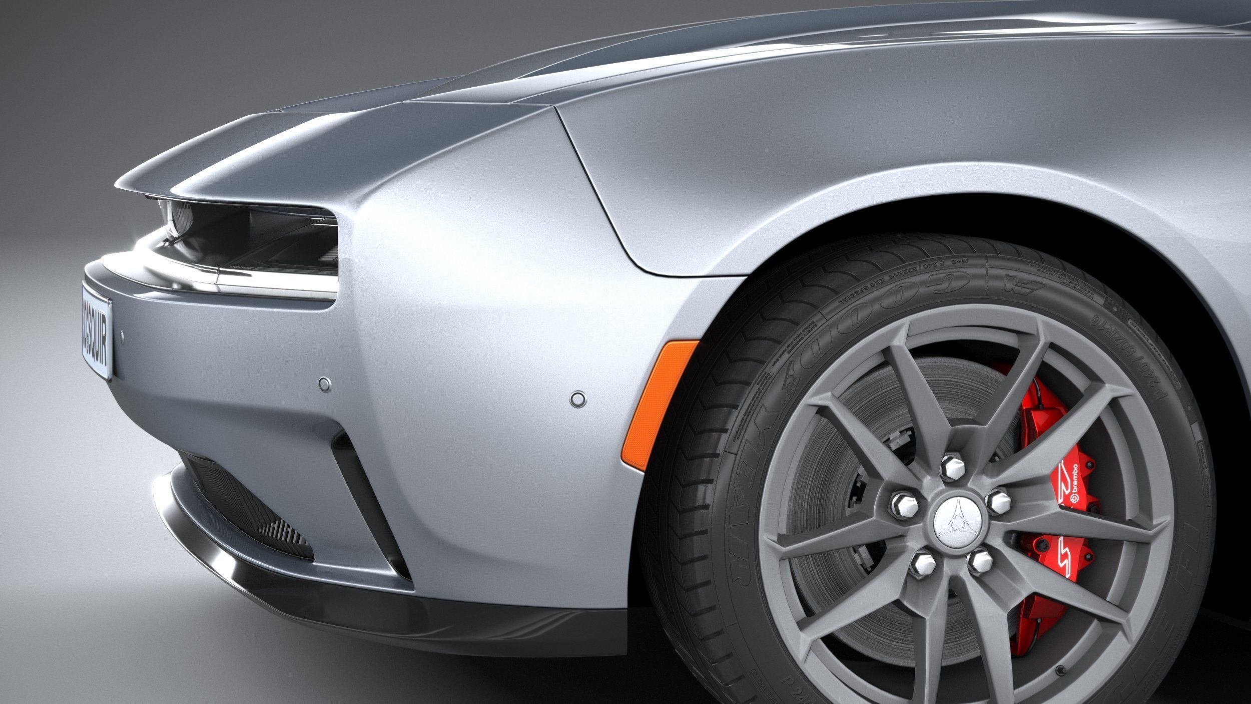 Dodge Charger Daytona 2024 3D model_3