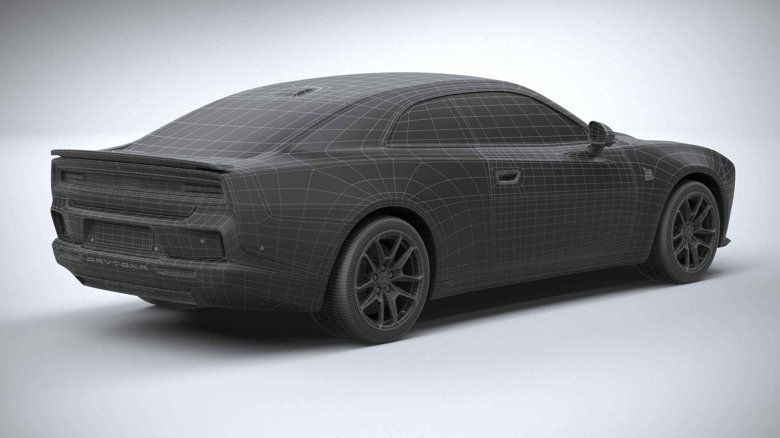 Dodge Charger Daytona 2024 3D model_29