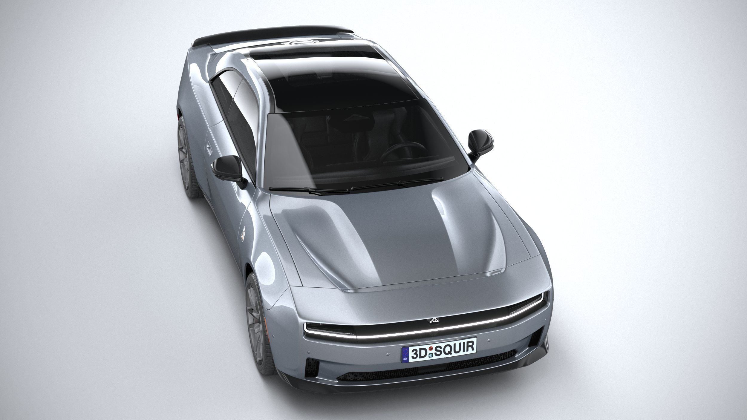 Dodge Charger Daytona 2024 3D model_12