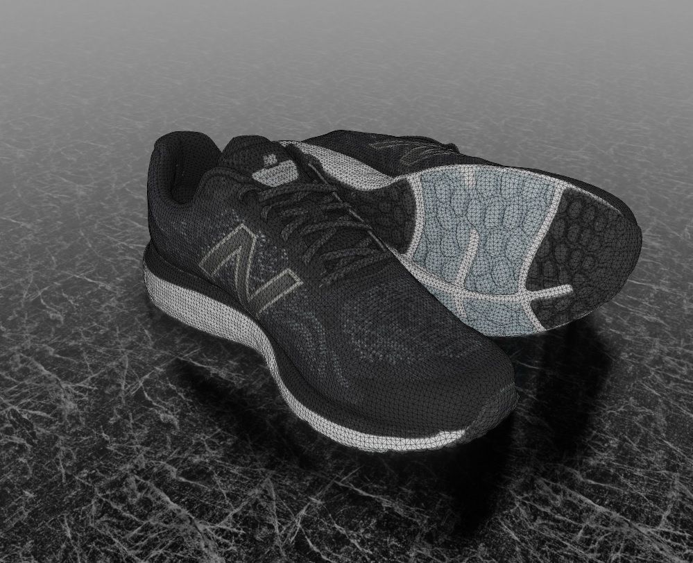 NEW BALANCE 680  3D SHOES Low-poly 3D model_13