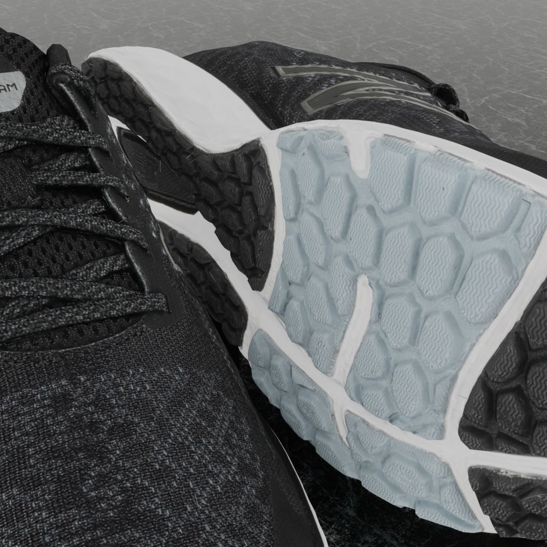 NEW BALANCE 680  3D SHOES Low-poly 3D model_11