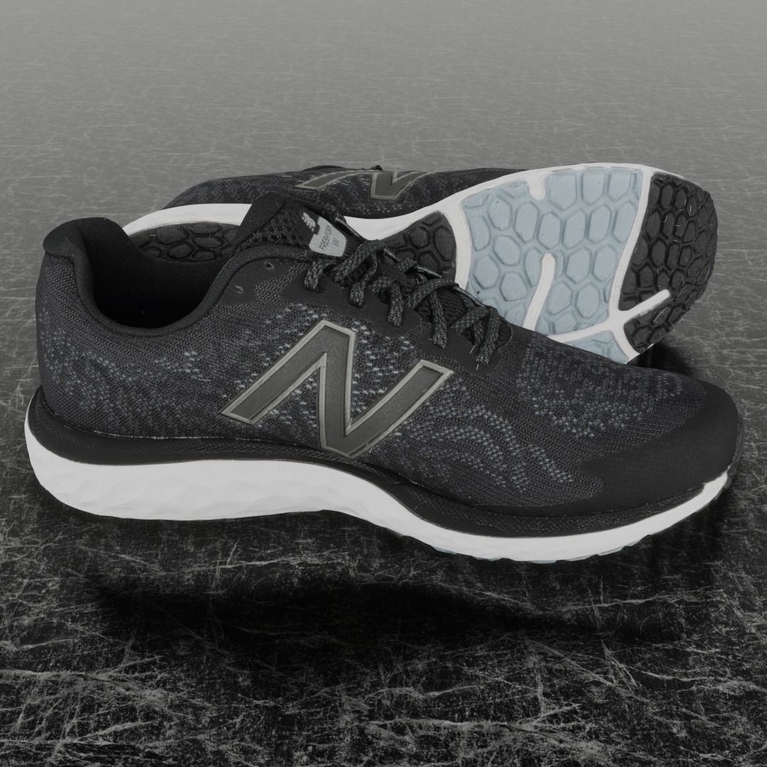 NEW BALANCE 680  3D SHOES Low-poly 3D model_4