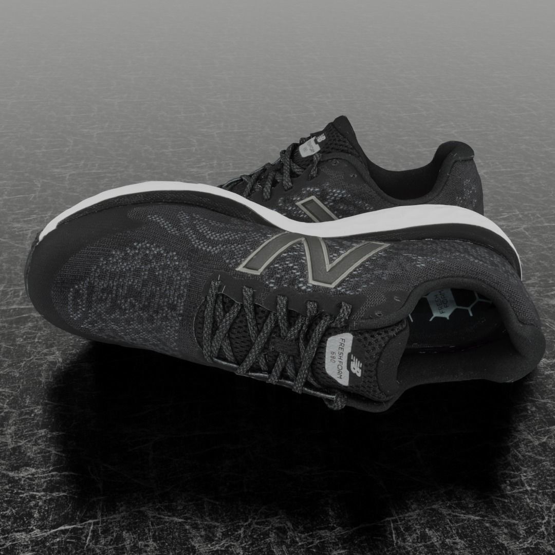 NEW BALANCE 680  3D SHOES Low-poly 3D model_7