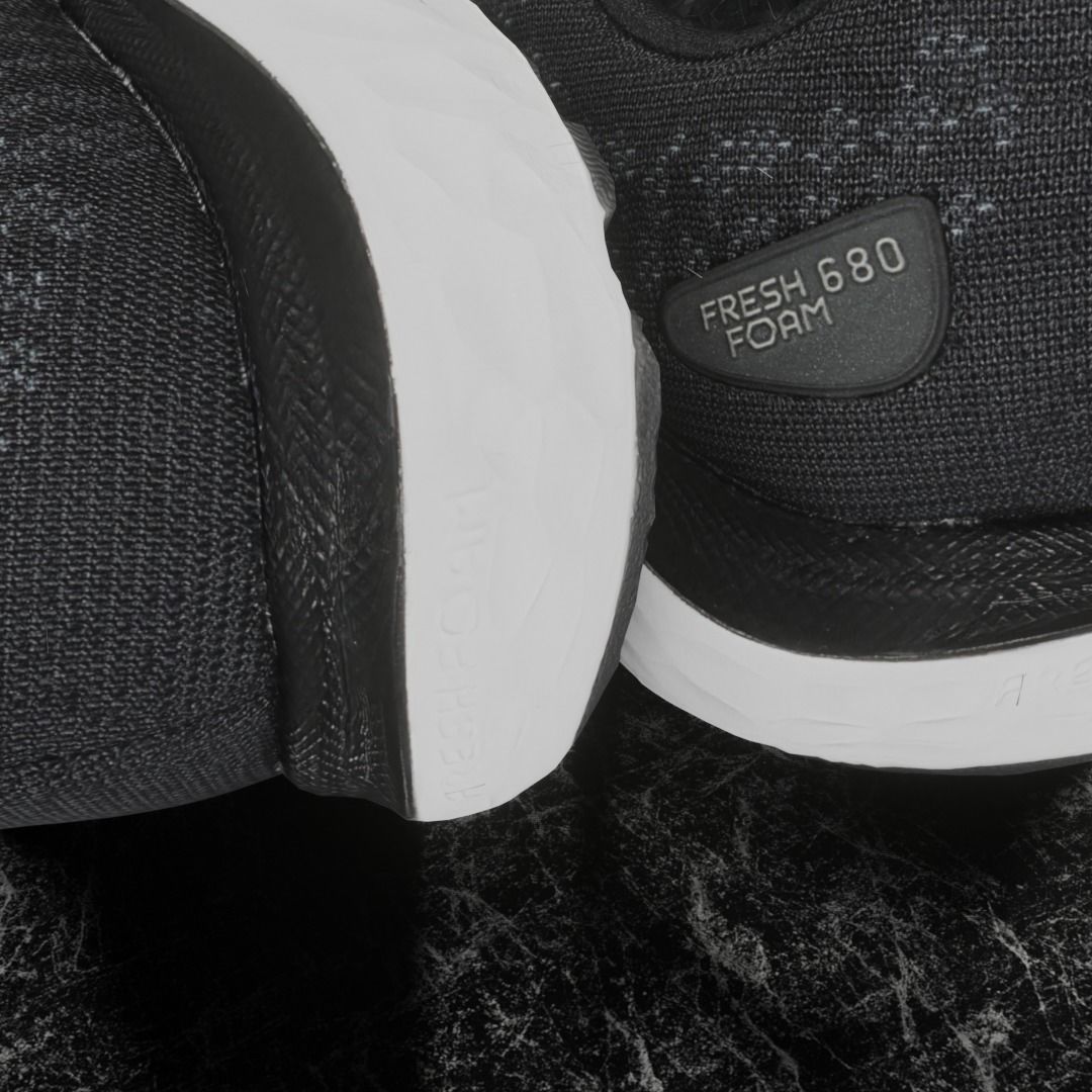 NEW BALANCE 680  3D SHOES Low-poly 3D model_8