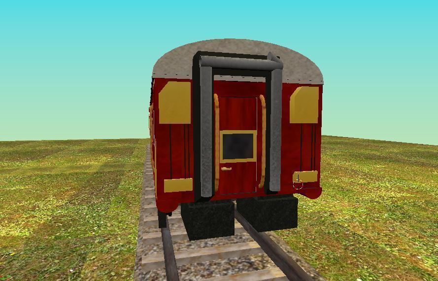 Indian Train Coach Model 3D model_6