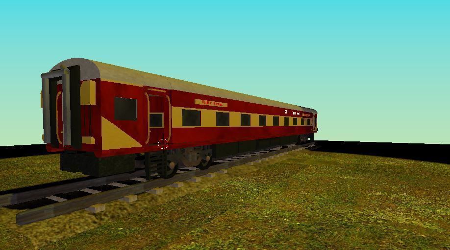 Indian Train Coach Model 3D model_5