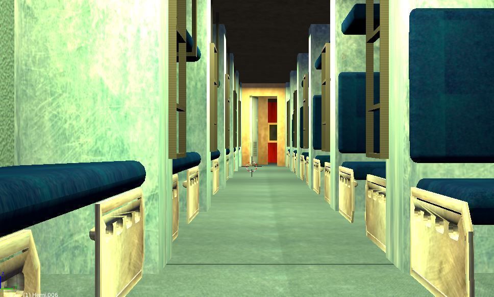 Indian Train Coach Model 3D model_2