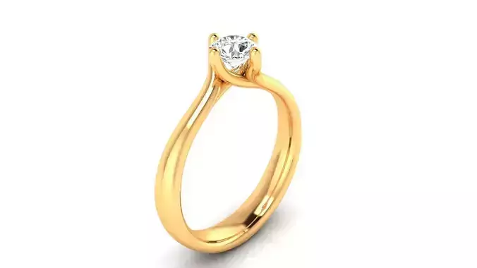 Ring M155 The luxury female ring with gems wedding