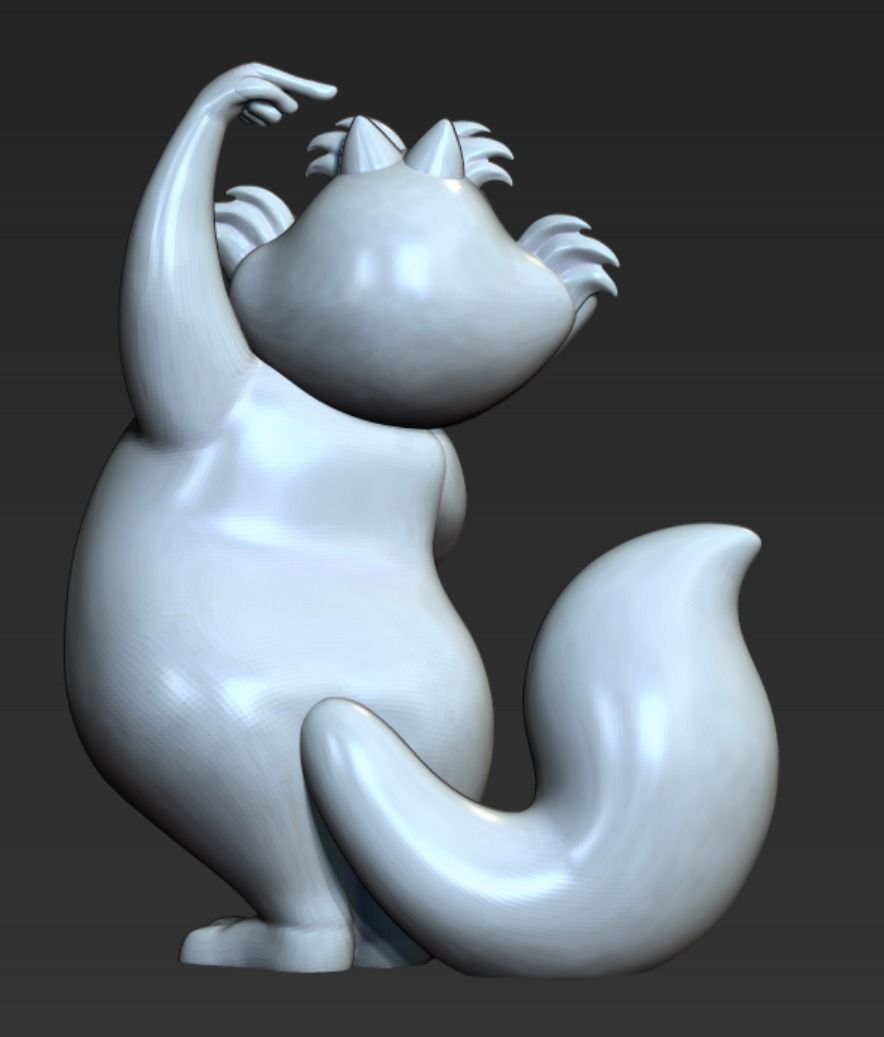 Cheshire Cat 3D print model_2
