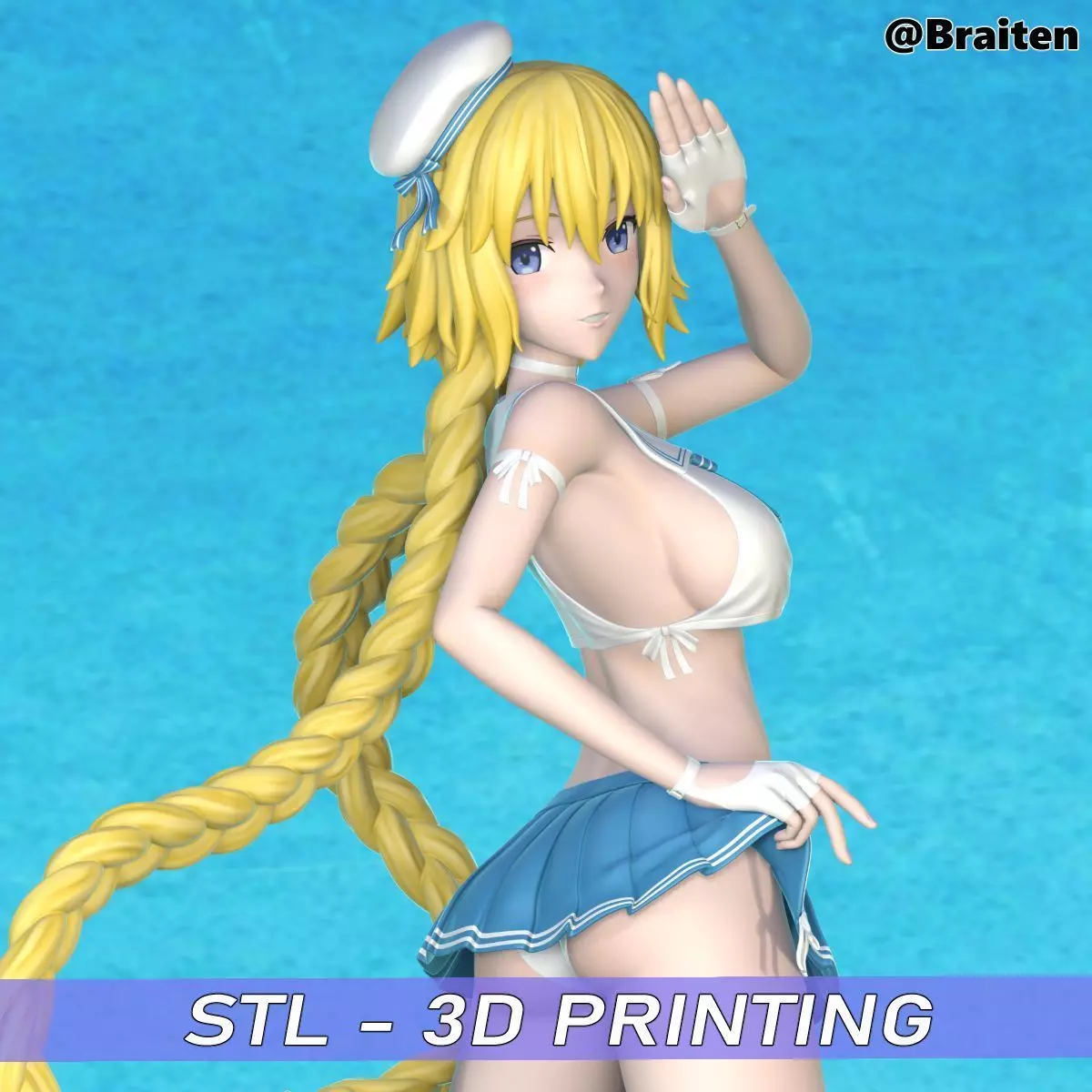 Jeanne Darc Fate Grand Order 3D print model_0