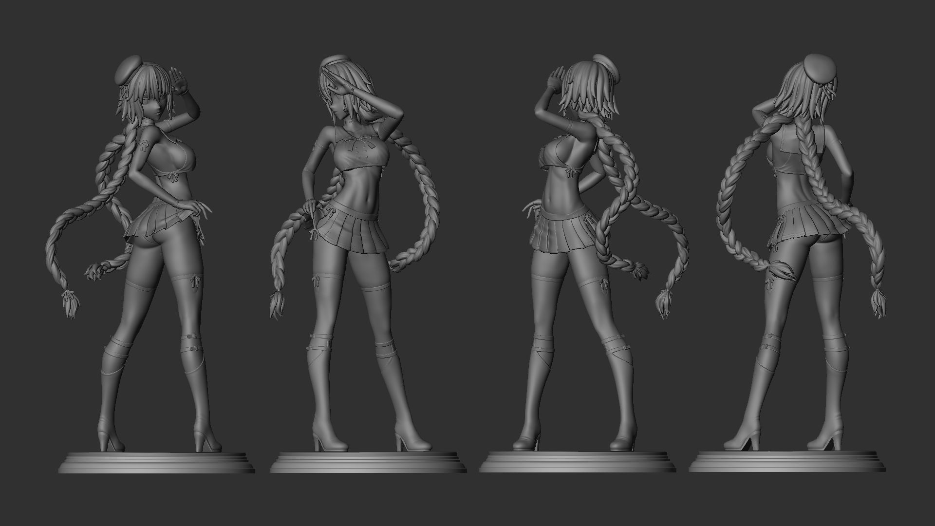 Jeanne Darc Fate Grand Order 3D print model_4