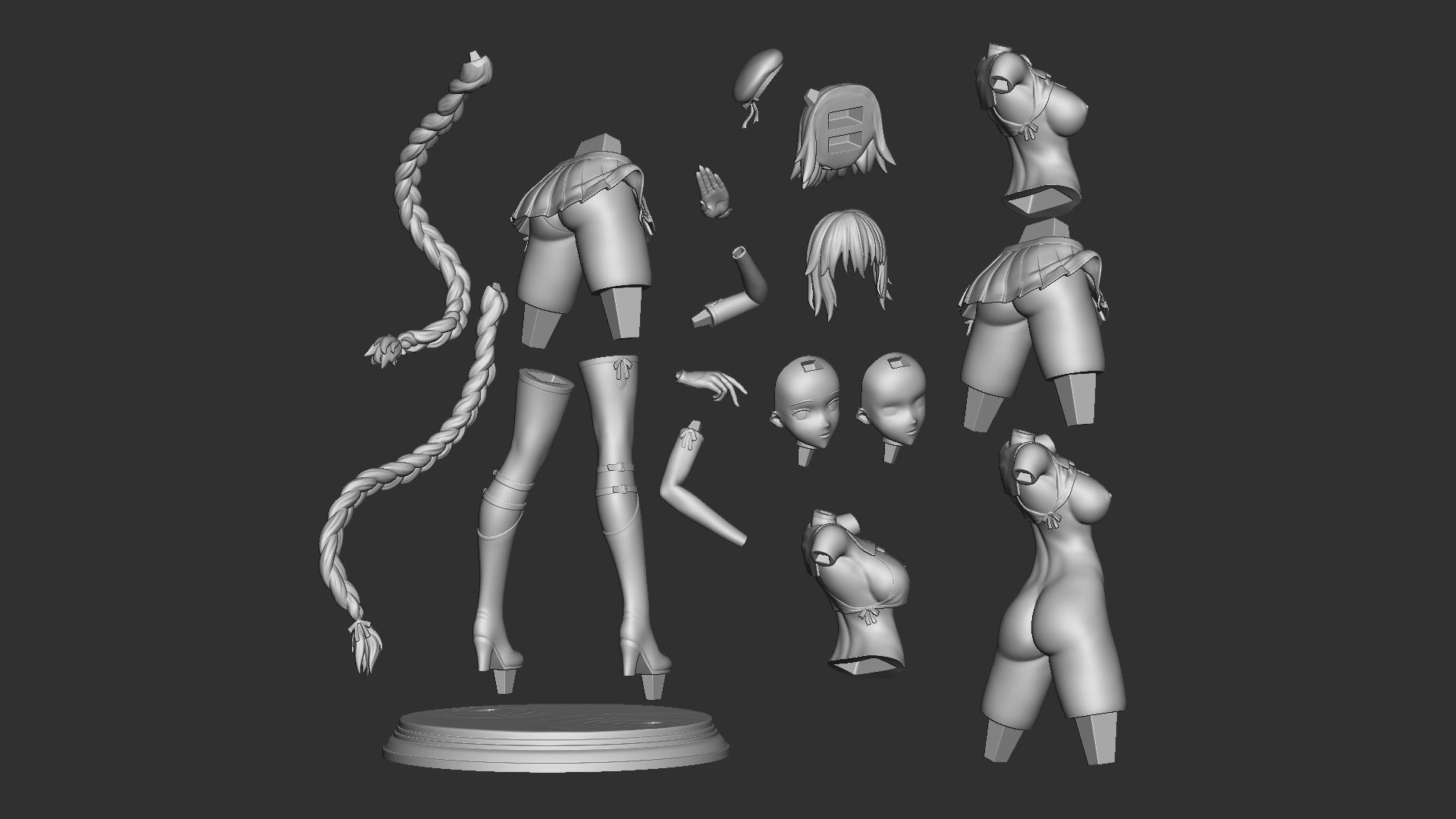 Jeanne Darc Fate Grand Order 3D print model_3