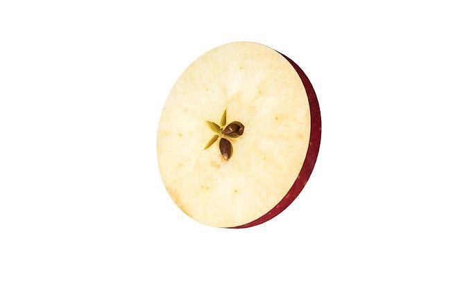 Prop18 A Slice of Apple Low-poly 3D model 5