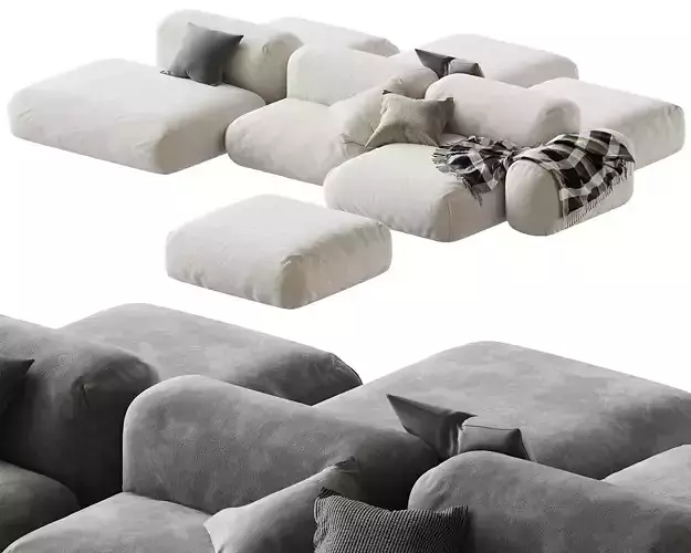 Modular sofa Dyvan Dyvan composition set 001 by Alex Rekhlitskyi