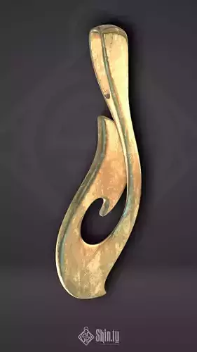 Maori Pendant Mother Wave 3D print model