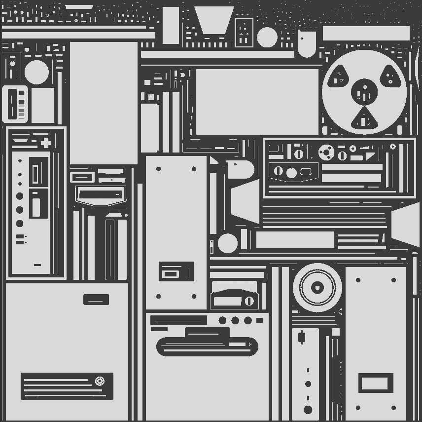 Sony TC-765 tape recorder Low-poly 3D model_12