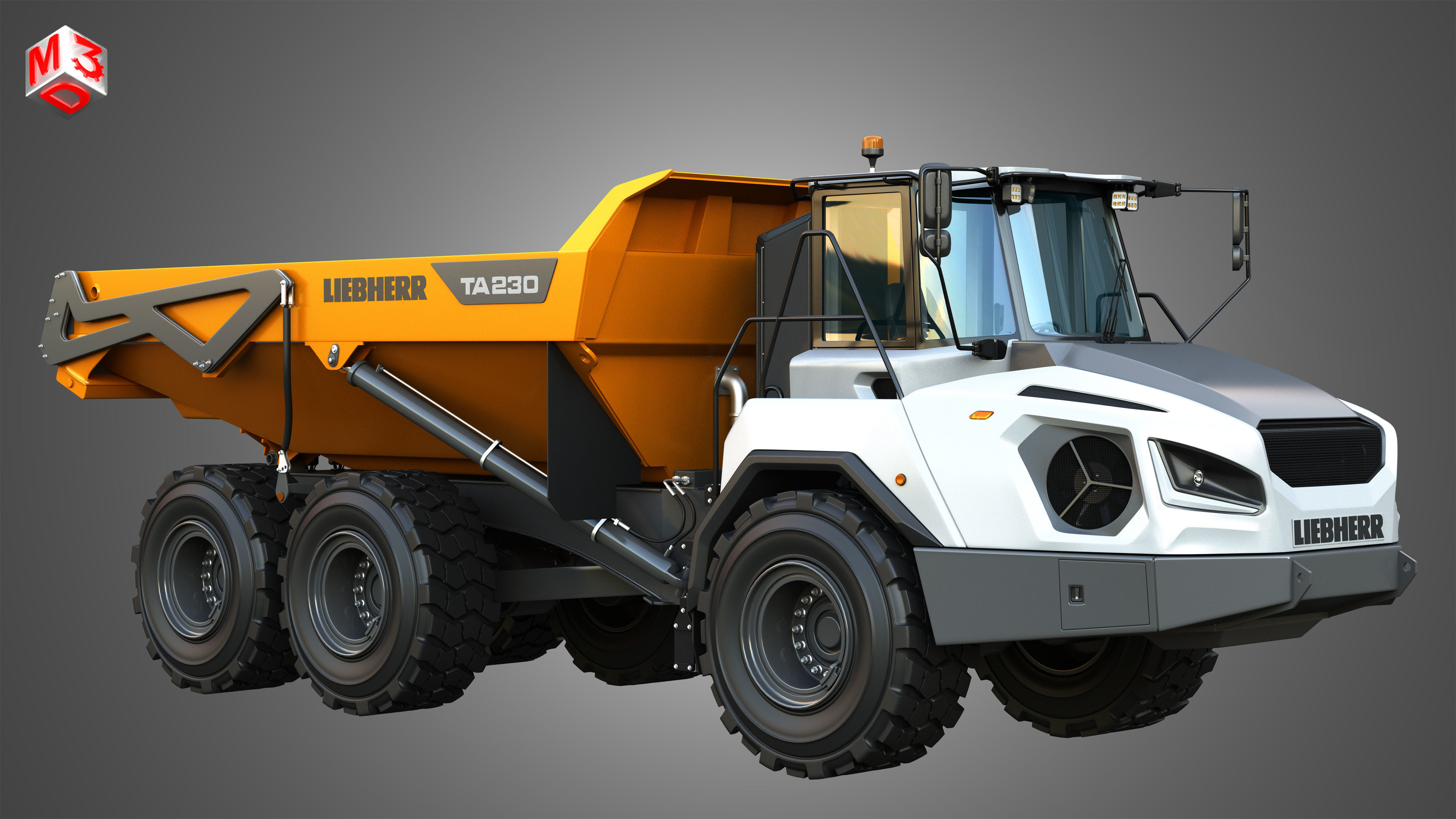 TA230  - PR756 Industrial Vehicles  2 in 1 3D Model Collection_5