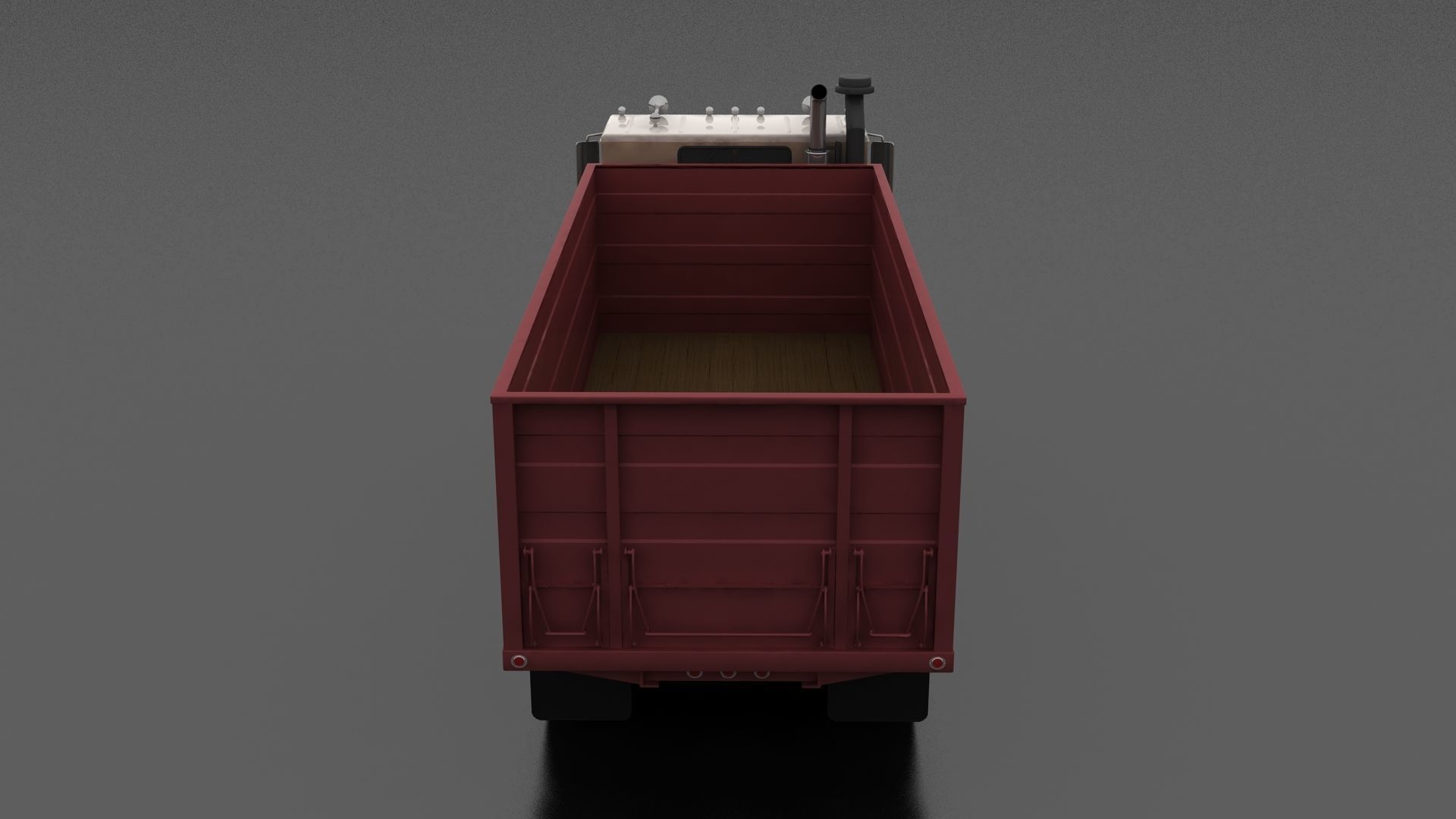 W-Series WT-9000 Grain Truck 1972 Low-poly 3D model_3