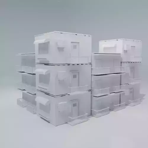 Simple Low Poly Buildings