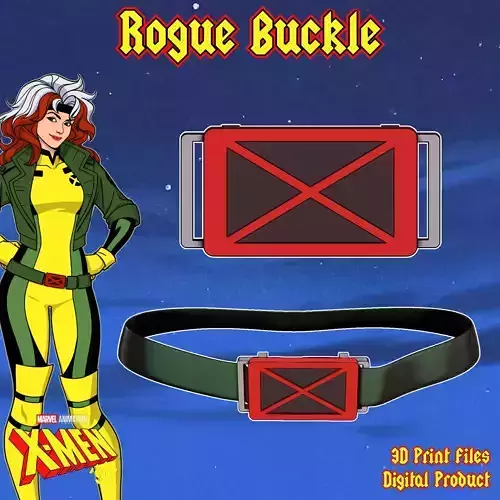 Rogue Buckle X Men 97 Animated Series  3D print model