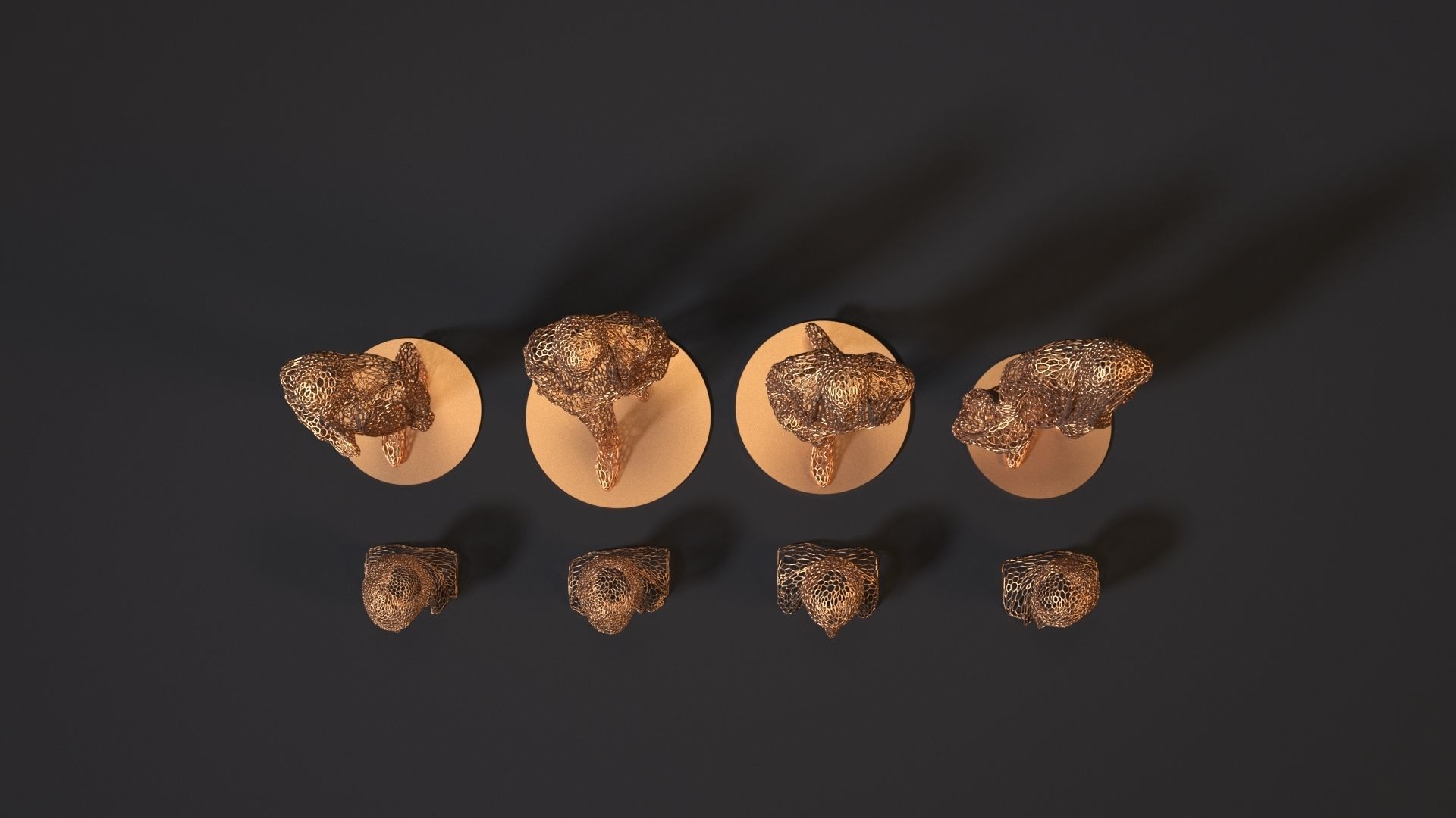 The Beatles Mccartney Harrison Starr Lennon 3D print model_8