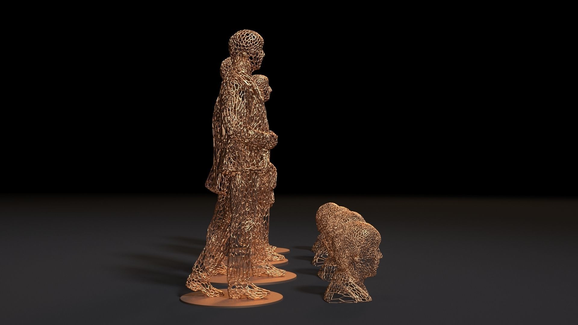 The Beatles Mccartney Harrison Starr Lennon 3D print model_6