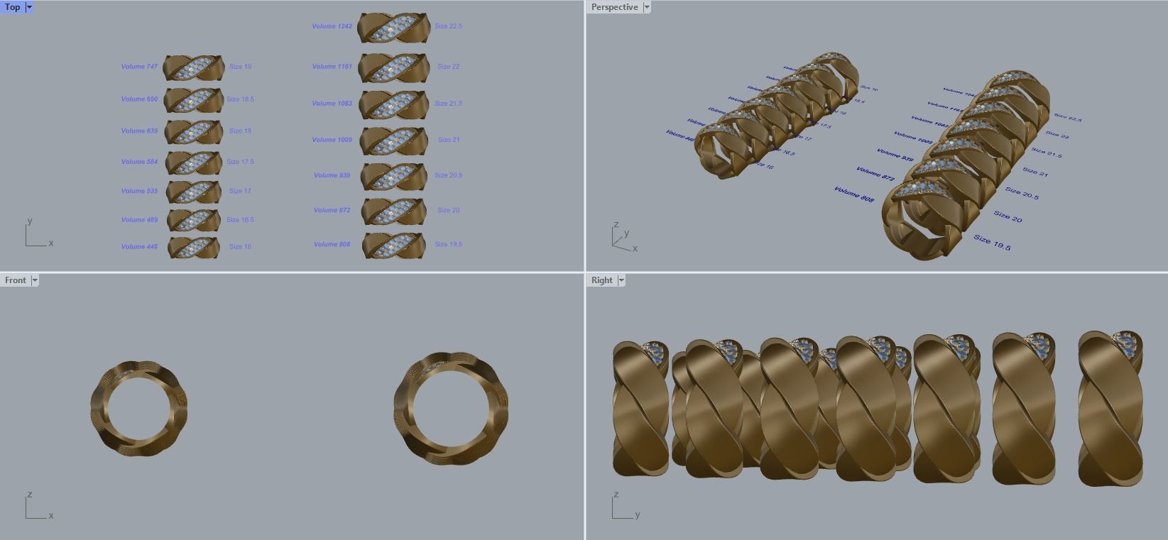 R 138 a ring sizes 3D print model_1