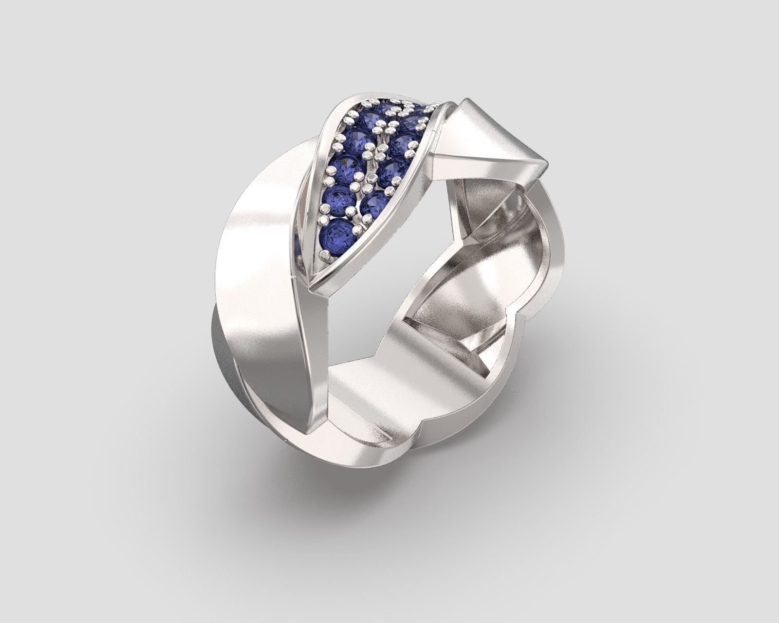 R 138 a ring sizes 3D print model_2