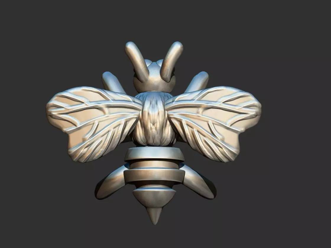 Bee Pendant - Abelha 3D print model_0