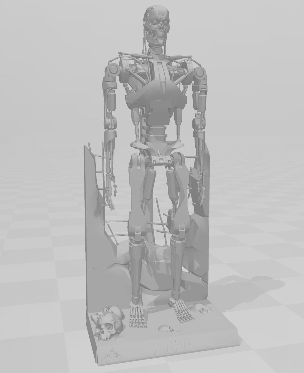 Terminatoor T800 3D print model_2
