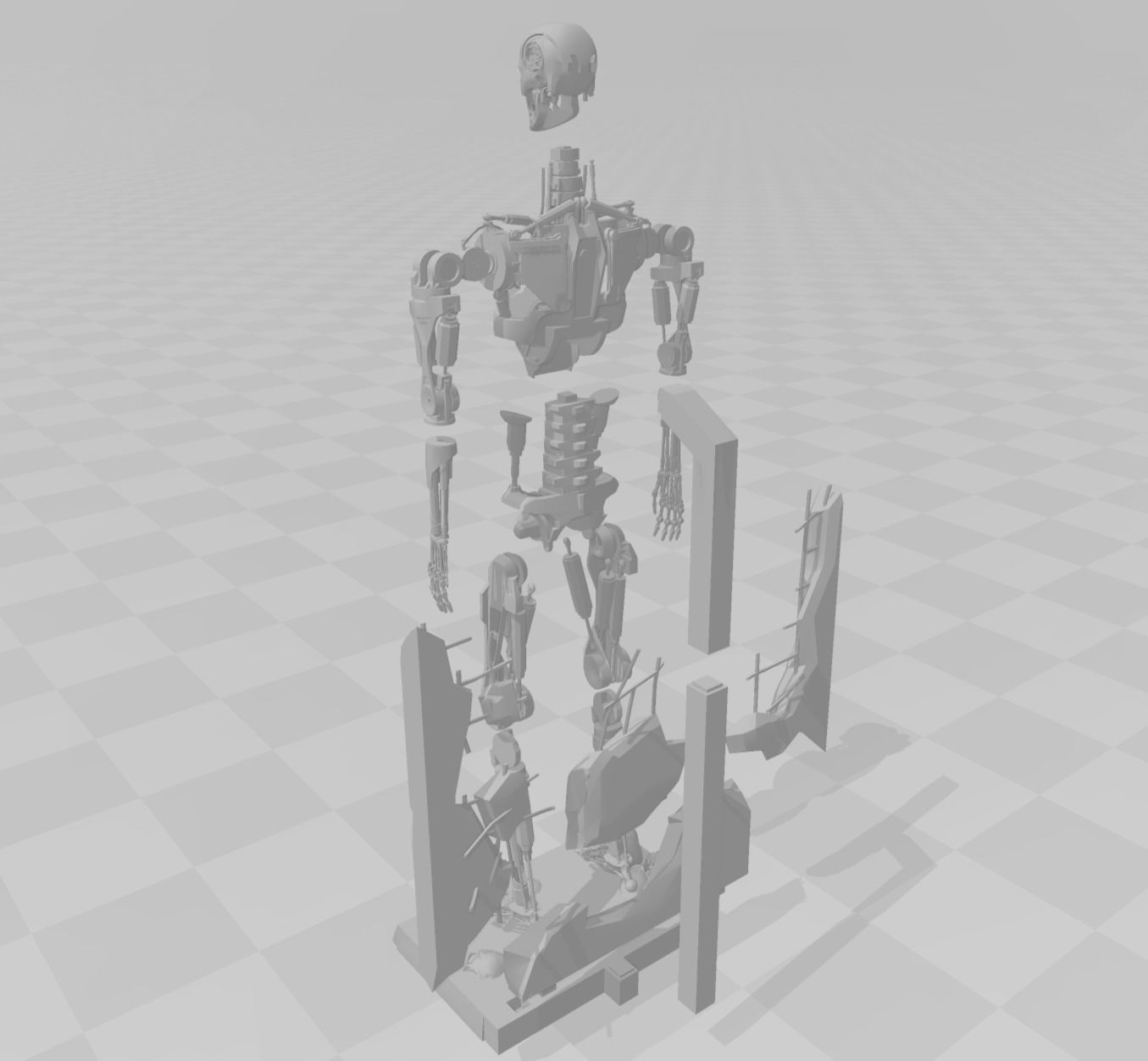 Terminatoor T800 3D print model_6