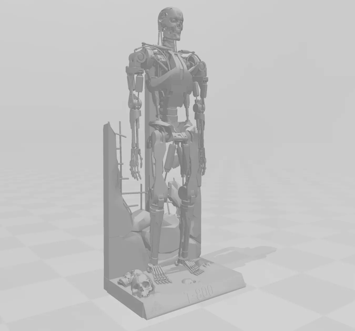 Terminatoor T800 3D print model_0