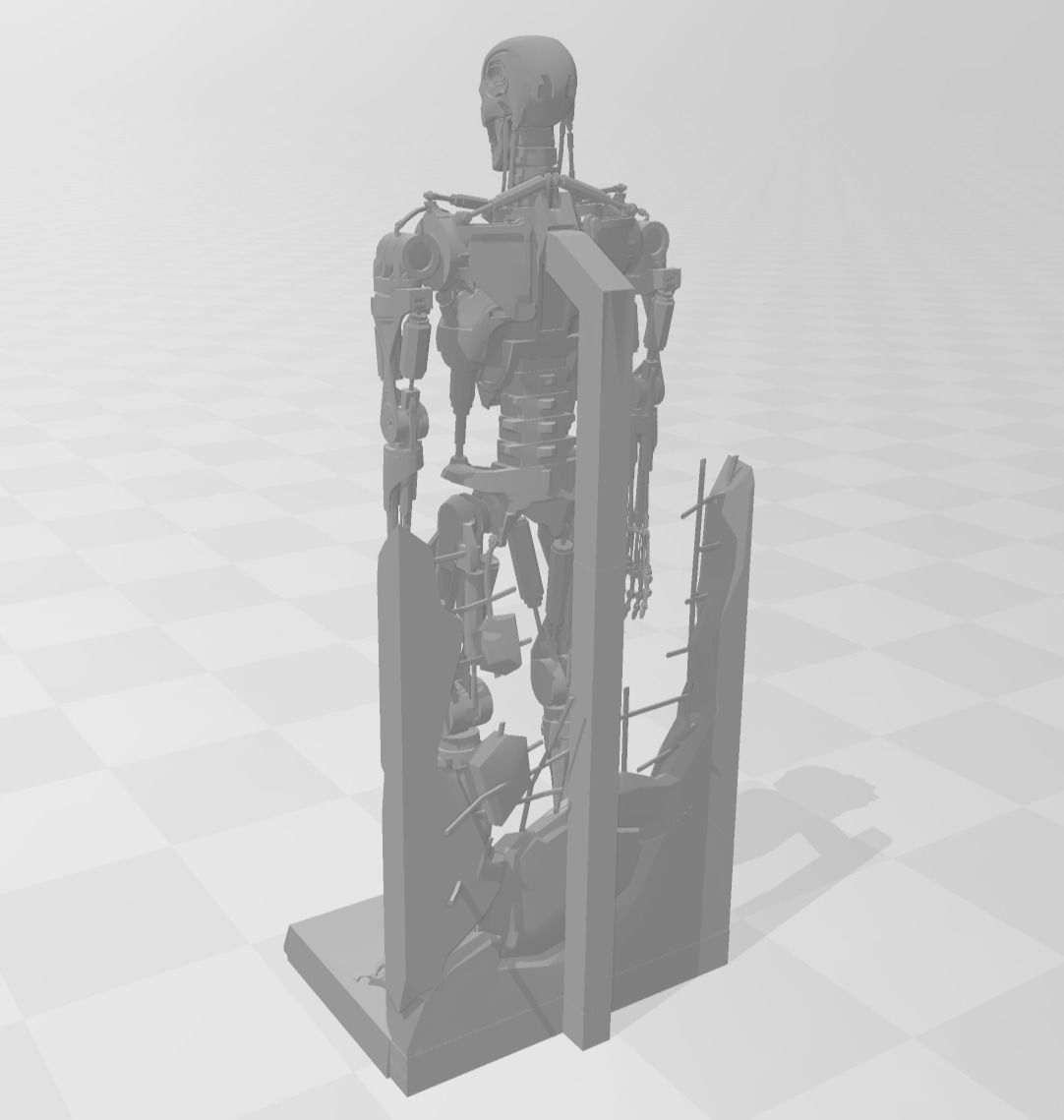Terminatoor T800 3D print model_4