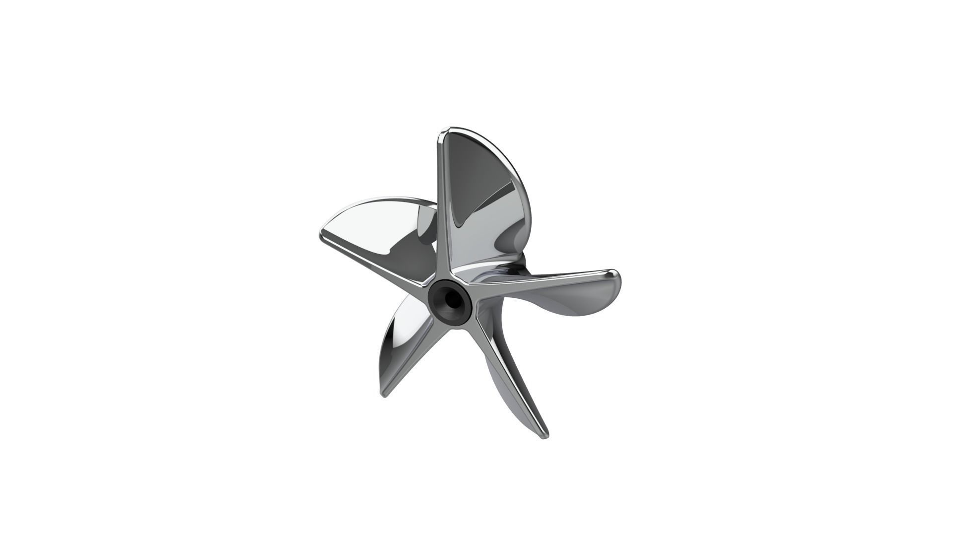 5 Blade Racing Toy Propeller 3D print model_19