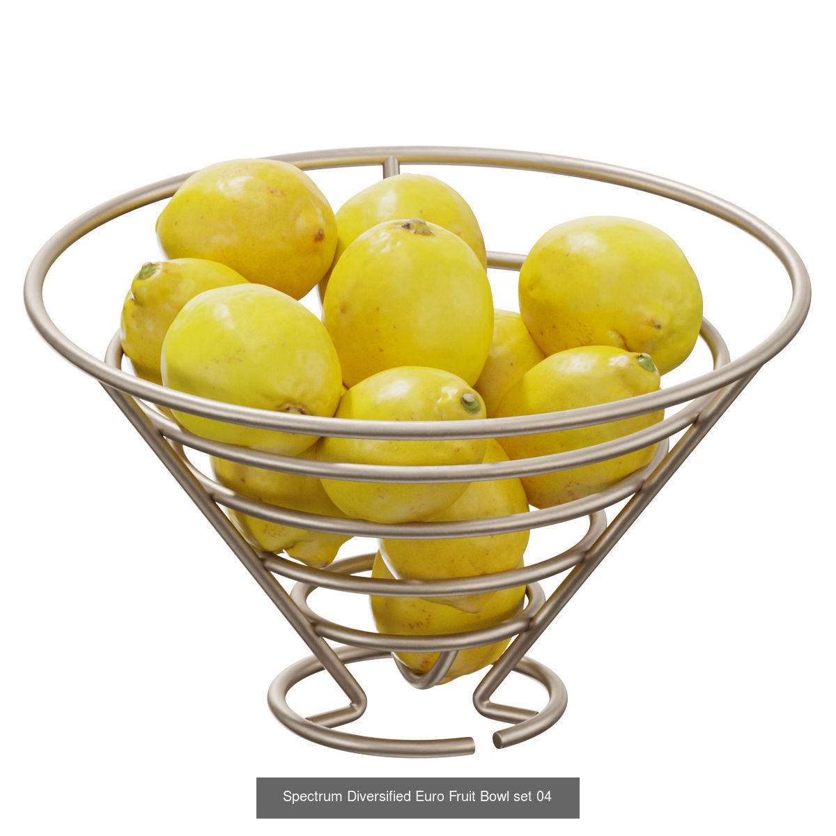 Spectrum Diversified Euro Fruit Bowl  3D Model Collection_6