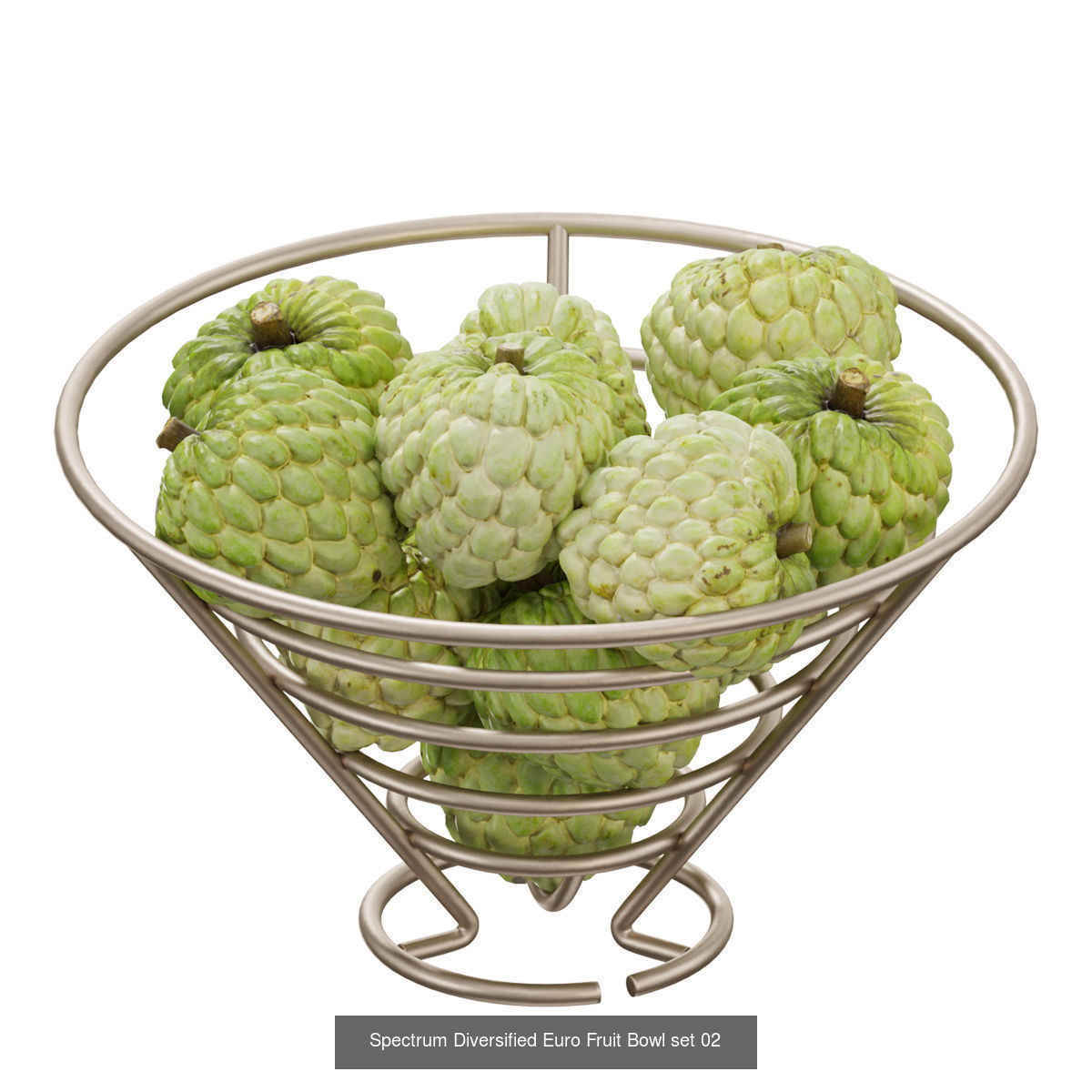 Spectrum Diversified Euro Fruit Bowl  3D Model Collection_4