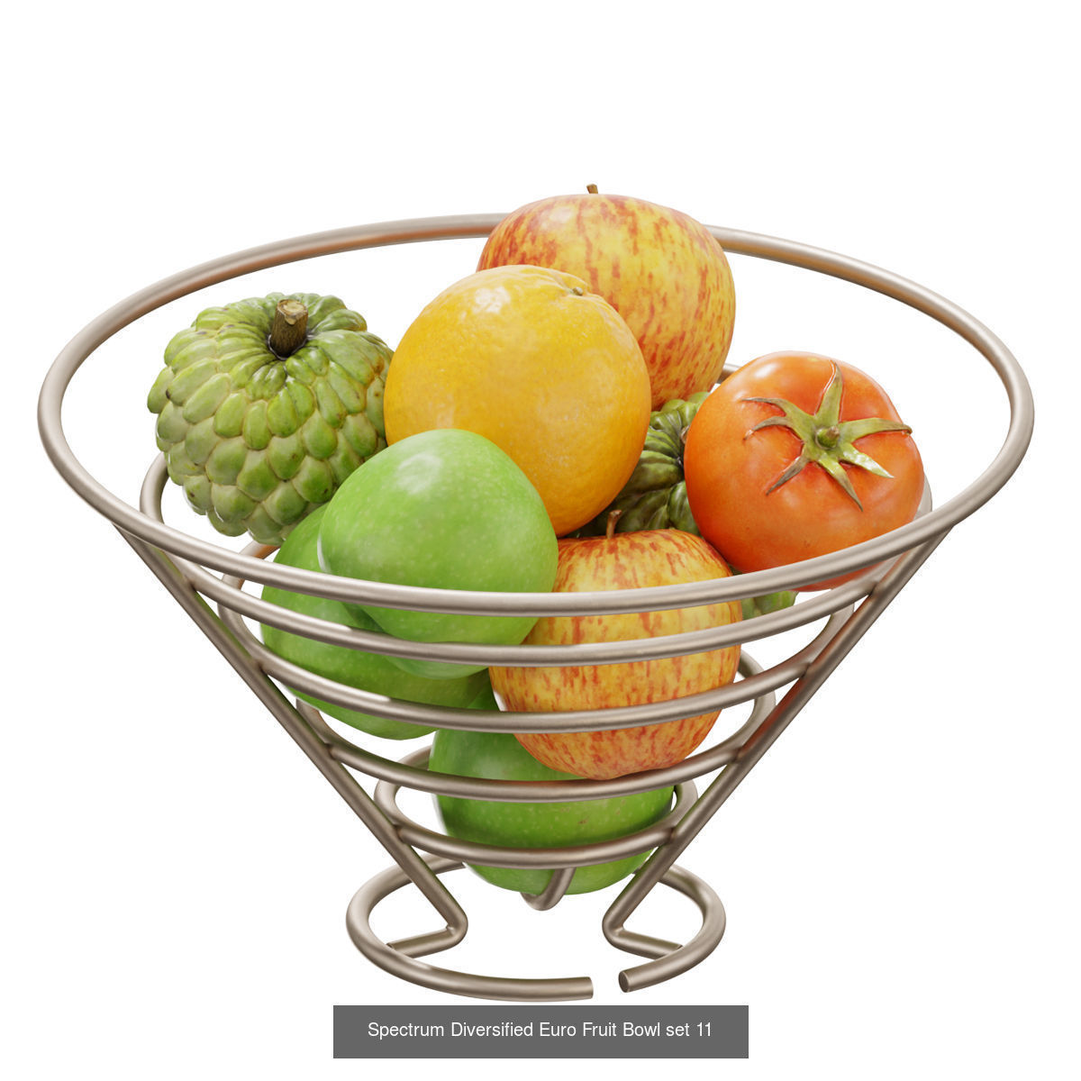 Spectrum Diversified Euro Fruit Bowl  3D Model Collection_13