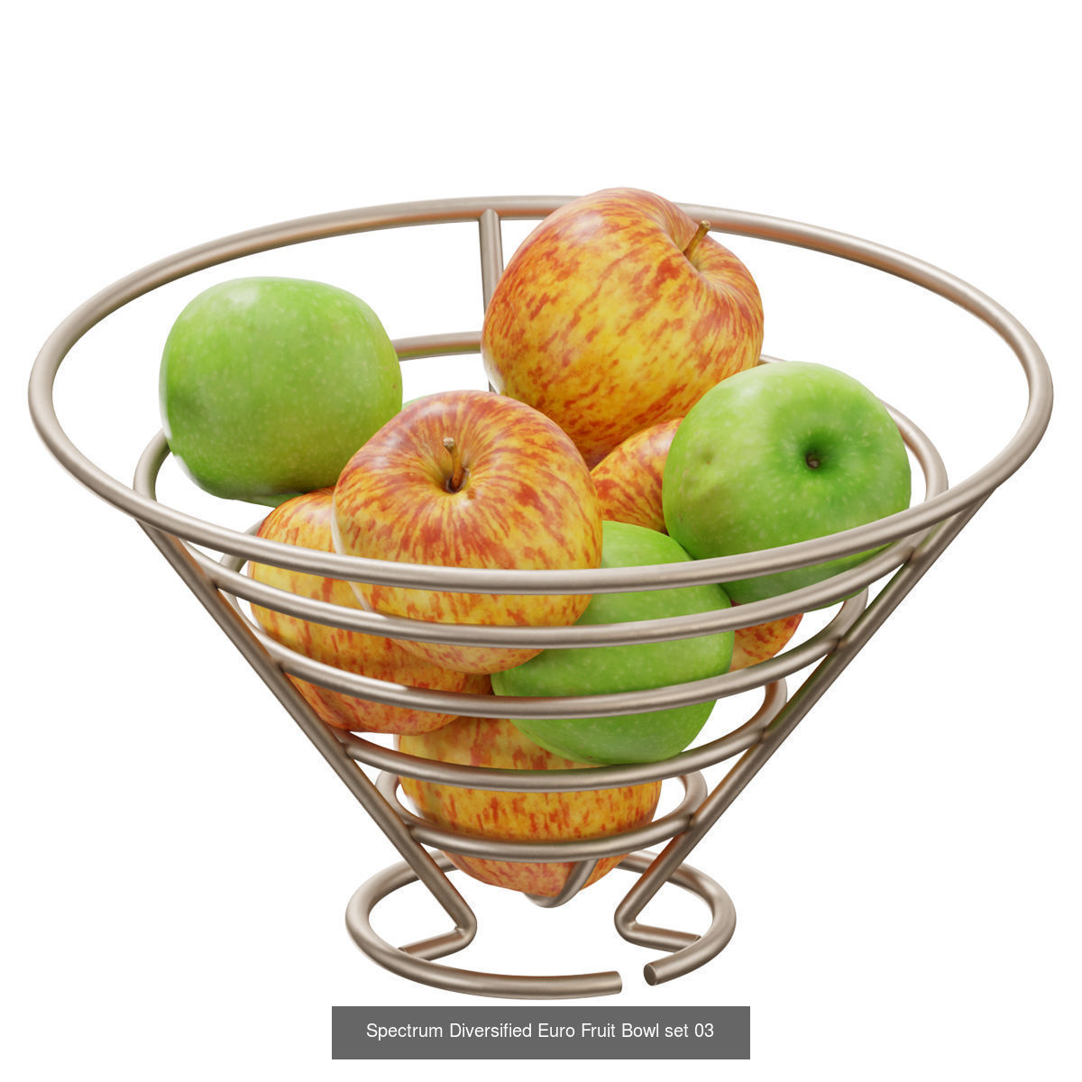 Spectrum Diversified Euro Fruit Bowl  3D Model Collection_5