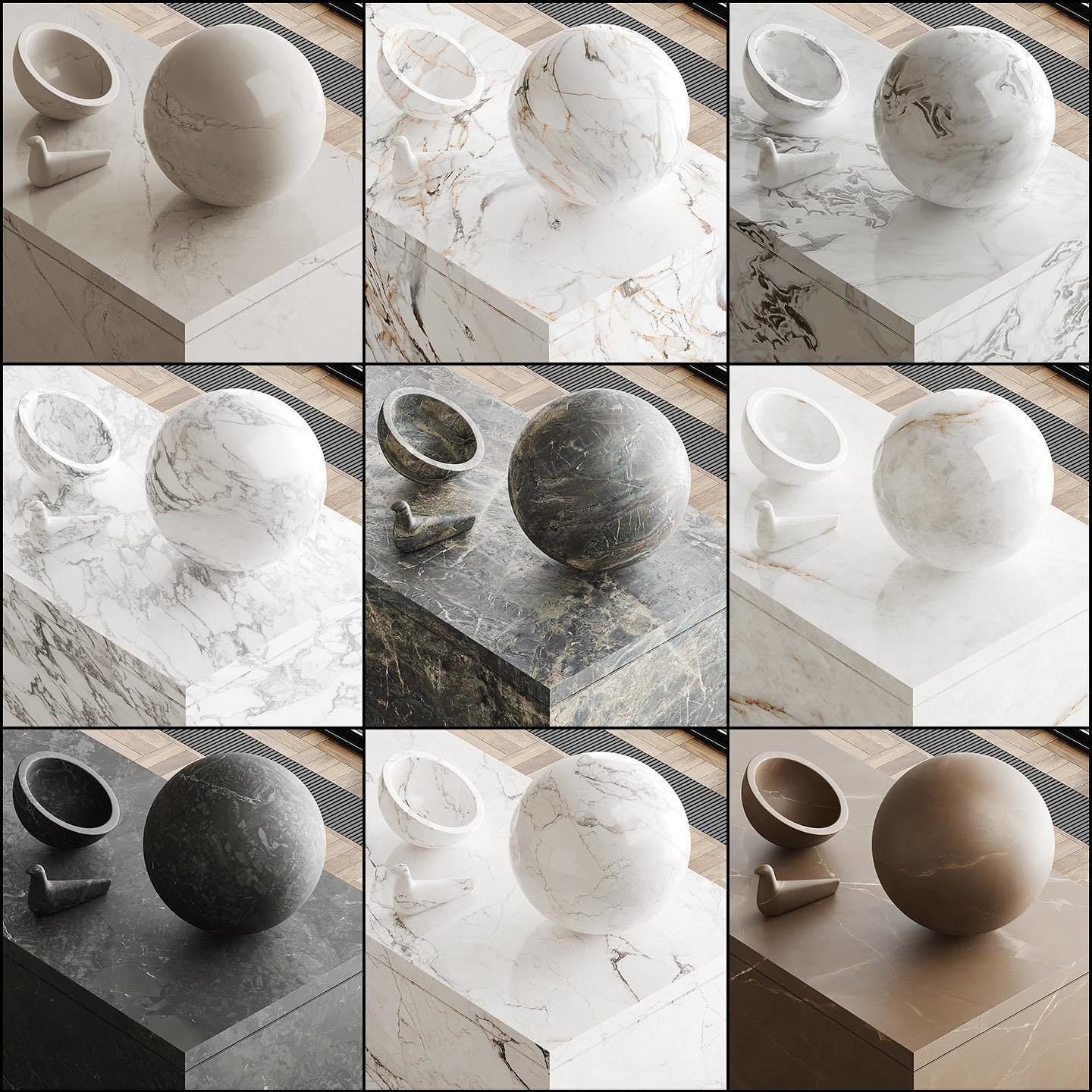 Materials Pack 3D model_3