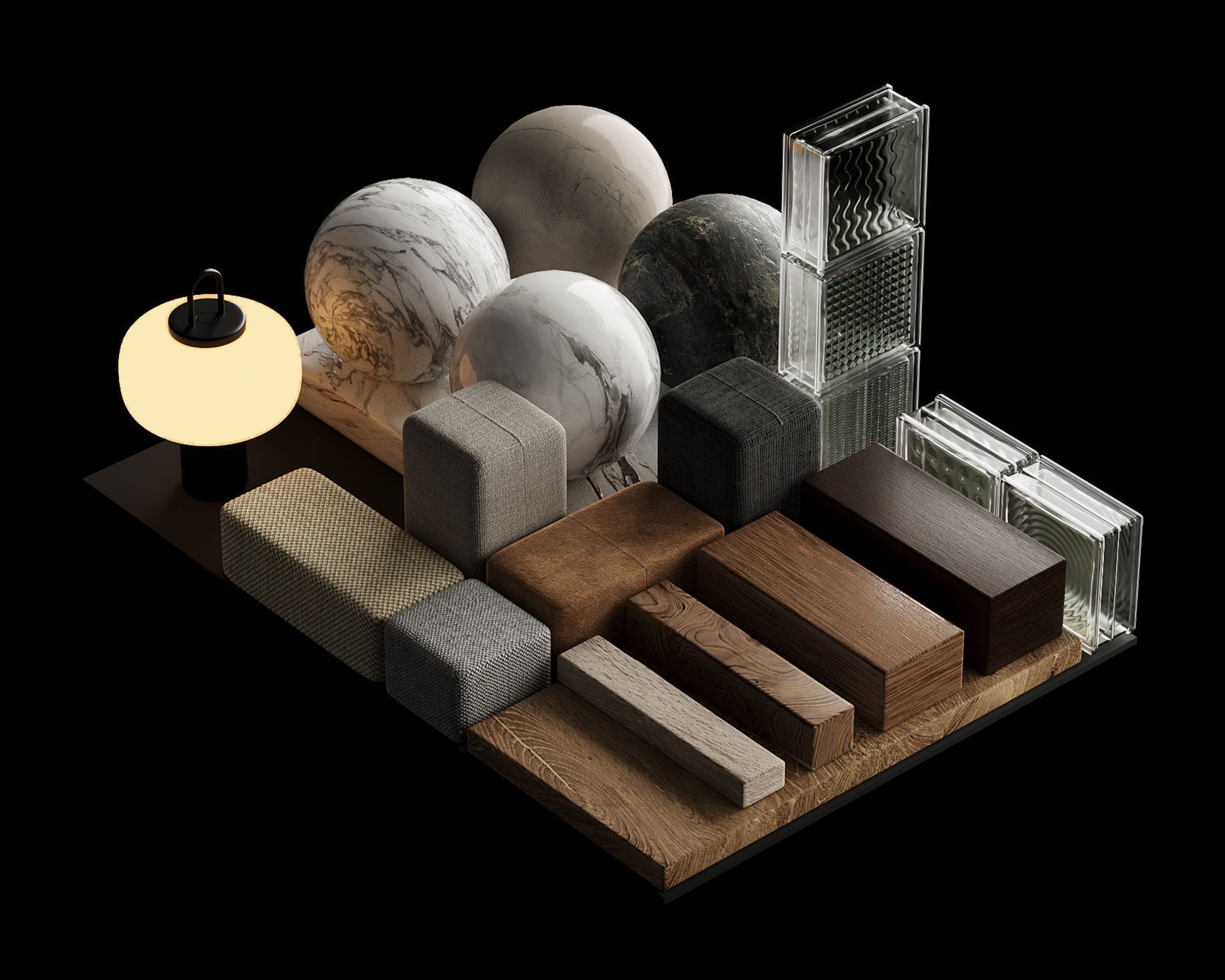 Materials Pack 3D model_1