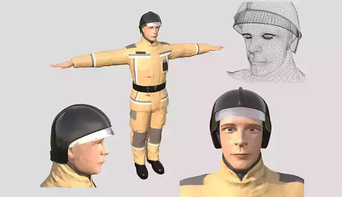 firefighter costume orange