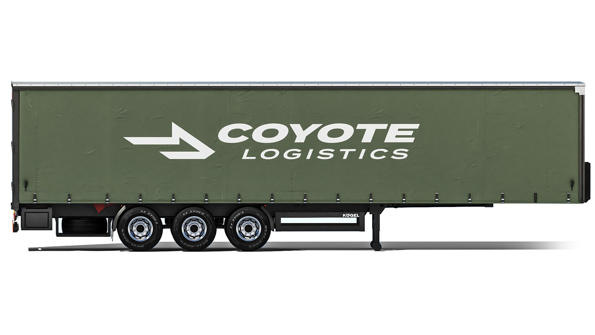 Kogel S24-1 Semi-trailer curtain 2021 3D model_5