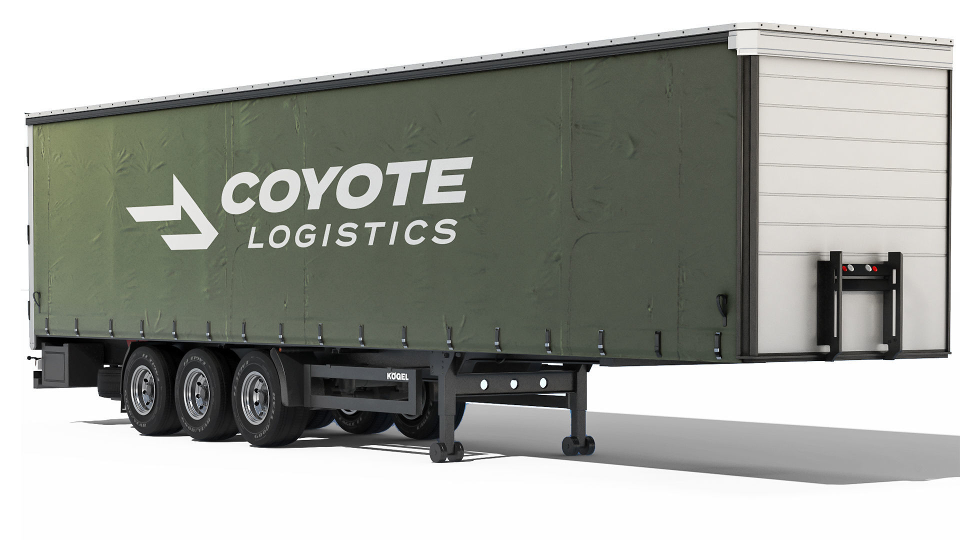 Kogel S24-1 Semi-trailer curtain 2021 3D model_6