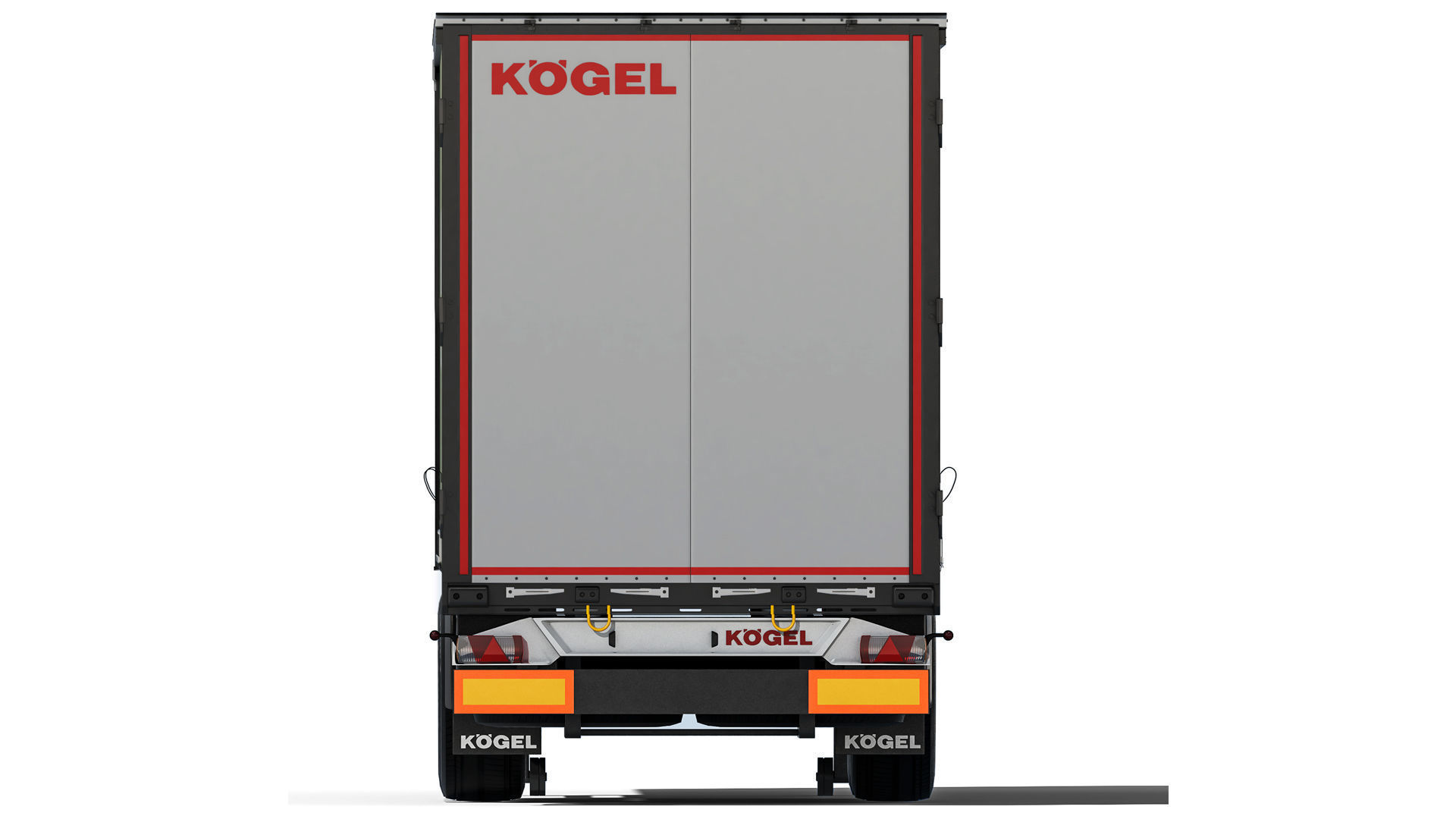 Kogel S24-1 Semi-trailer curtain 2021 3D model_3