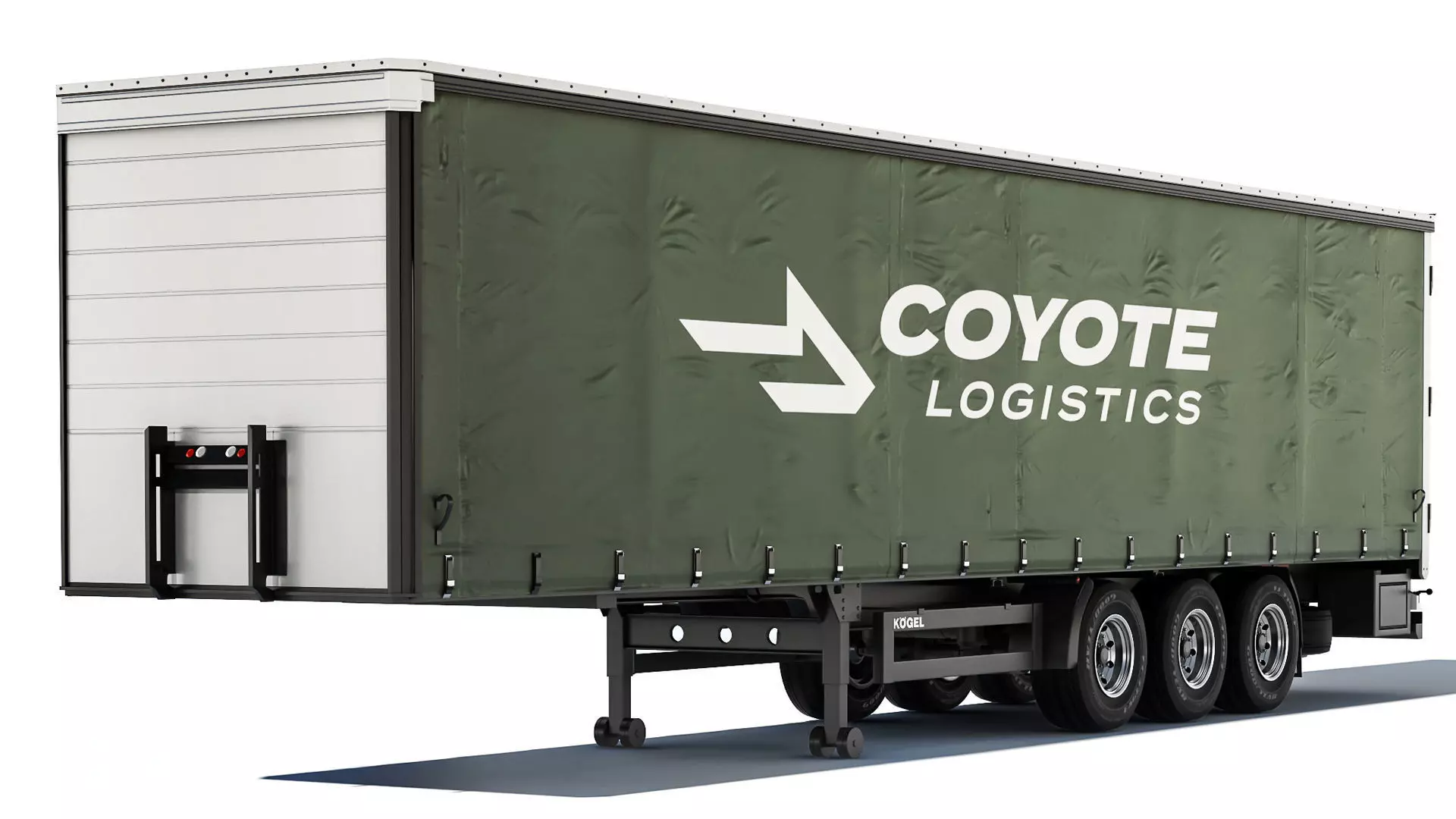 Kogel S24-1 Semi-trailer curtain 2021 3D model_0